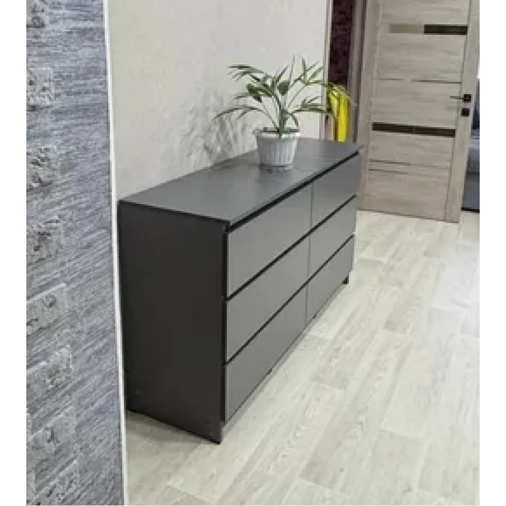 Комод "Мори" МК 1380.6/2 Графит