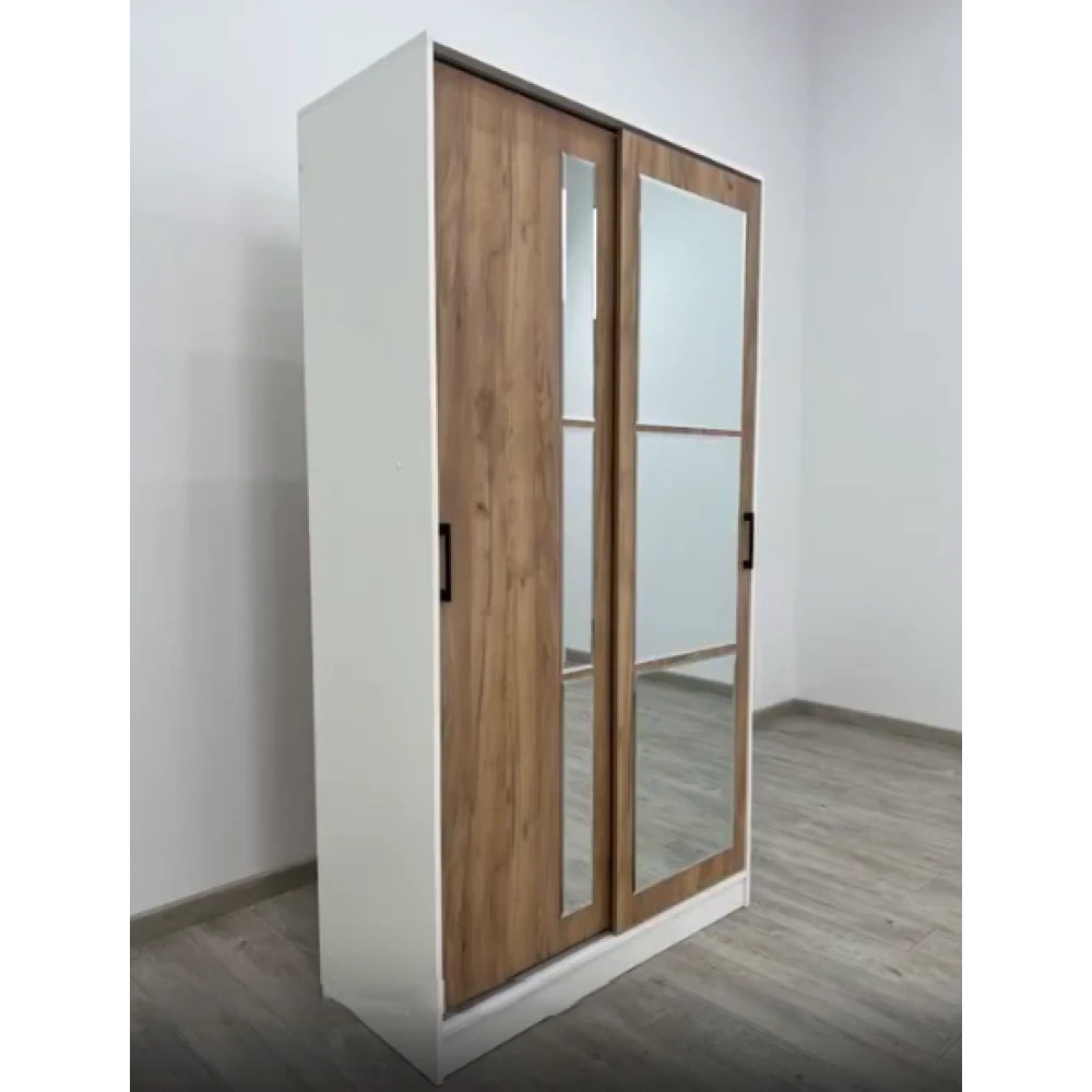 Шкаф-купе "Стиль-2" 1200 Белый/Дуб крафт золотой