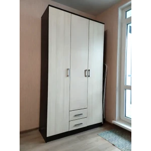 Шкаф "МРШР 9/Трио" без зеркал Венге/Лоредо